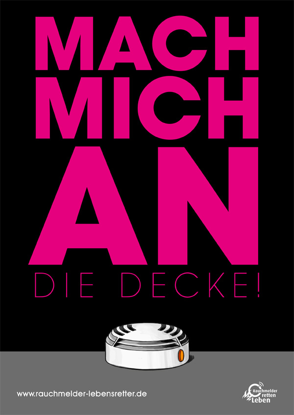 Mach mich an die Decke!